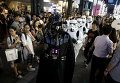 Промо-акция в Сеуле после выпуска новых игрушек и других товаров, посвященных фильму Звездные войны