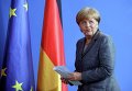Ангела Меркель после заседания коалиционного комитета о беженцах в ЕС