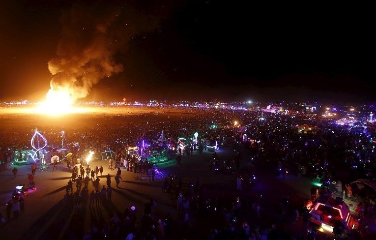 Фестиваль Burning Man в Неваде (США)