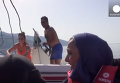 Сирийский журналист-беженец заснял опасную переправу. Видео