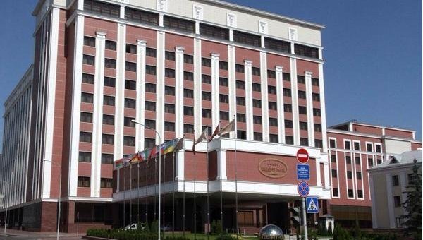 Президент-отель в Минске, где проходят заседания контактной группы по Украине