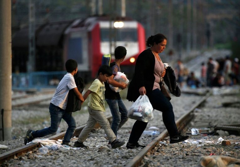 Катастрофическая ситуация с мигрантами в Греции