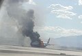 Пожар самолета в Лас-Вегасе