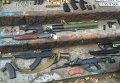 Арсенал оружия, изъятый у бойцов Правого сектора в Ровенской области