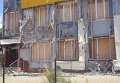 Последствия обстрелов Первомайска в Луганской области