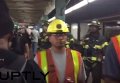 Авария в метро Нью-Йорка: поезд сошел с рельс