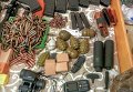 Изъятый арсенал оружия по делу комбата Слобожанщины, которого подозревают в покушении на Арсена Авакова