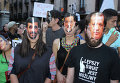 В Мадриде прошел митинг в поддержку беженцев