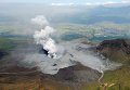 Извержение вулкана Асо в Японии на острове Кюсю