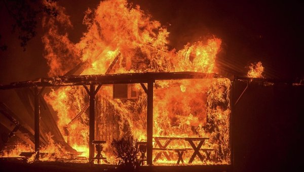 Пожары в Калифорнии. Архивное фото