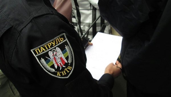Полицейский патруль в Киеве. Архивное фото