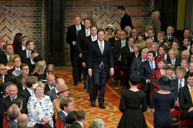 Королевская семья на открытии нового парламентского года в Нидерландах