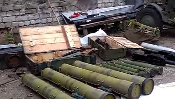СБУ обнаружила в Луганской области крупный тайник с боеприпасами. Видео