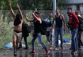 Протесты мигрантов в Венгрии