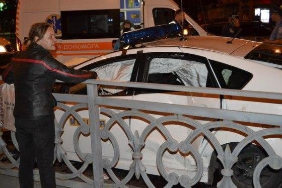 ДТП в Ровно с участием милицейского авто