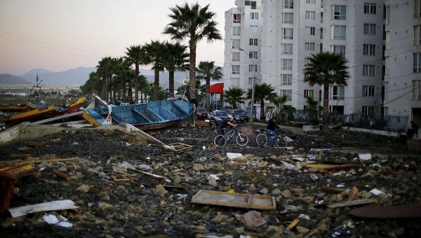Чили после разрушительного землетрясения и цунами