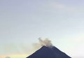 Вулкан в Мексике. Видео