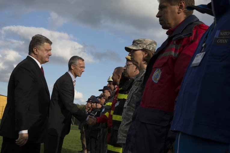 Визит генсека НАТО Йенса Столтенберга в Украину