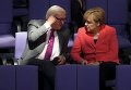 Меркель и Штайнмайер в бундестаге