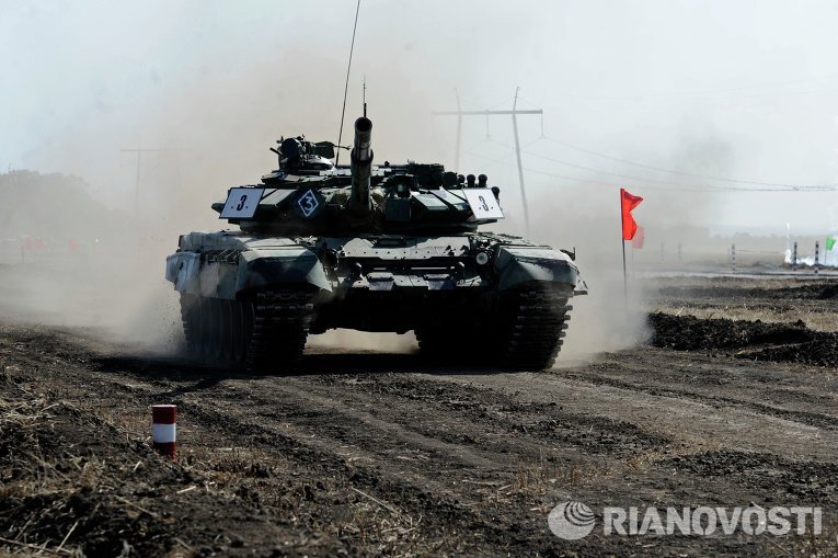 Открытие соревнований танковых подразделений ополчения ДНР