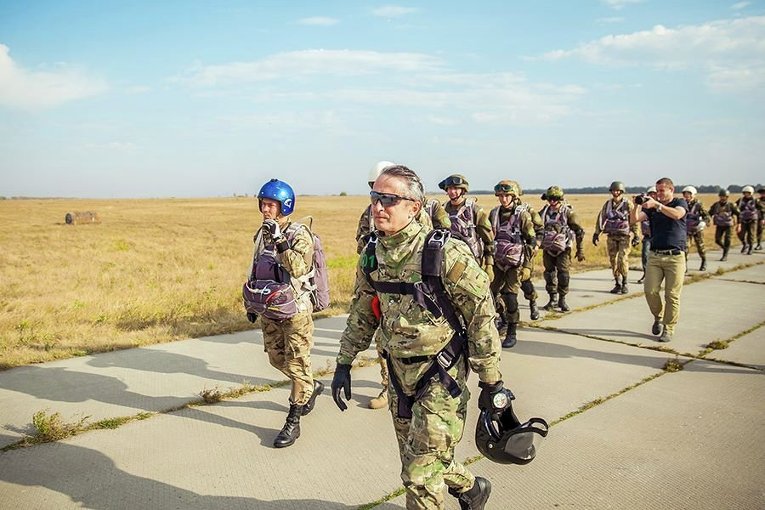 Десантная подготовка Нацгвардии Украины