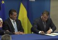 Пресс-конференция глав Минэнерго Украины, РФ и представителя ЕК. Видео