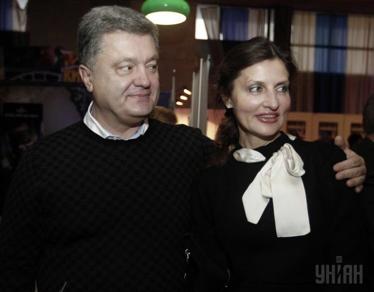 Петр Порошенко с женой Мариной