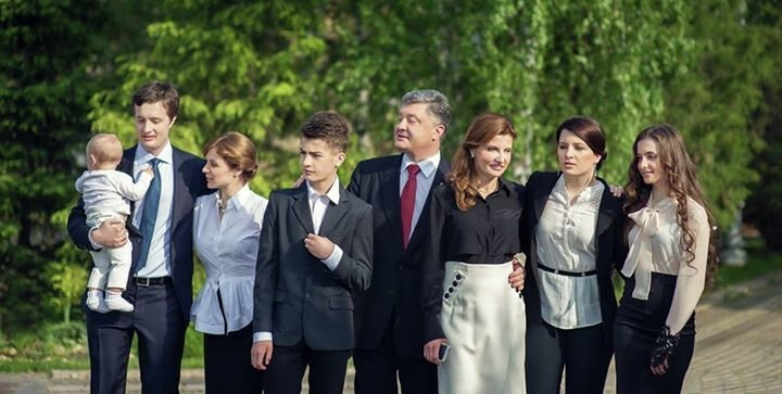 Петр Порошенко в кругу семьи