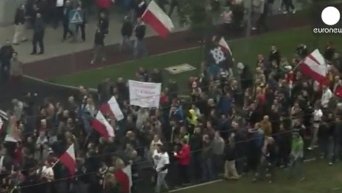 В Польше прошли акции протеста против мигрантов. Видео