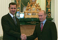 Башар Асад и Владимир Путин. Архивное фото