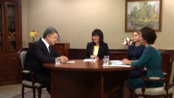 Полное интервью Петра Порошенко украинским телеканалам. Видео