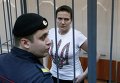 Надежда Савченко в зале суда