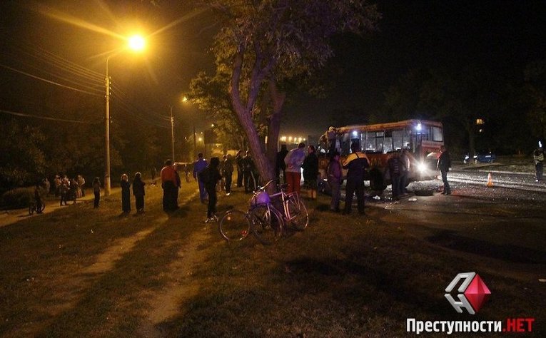 ДТП в Николаеве с участием грузовика и маршрутки