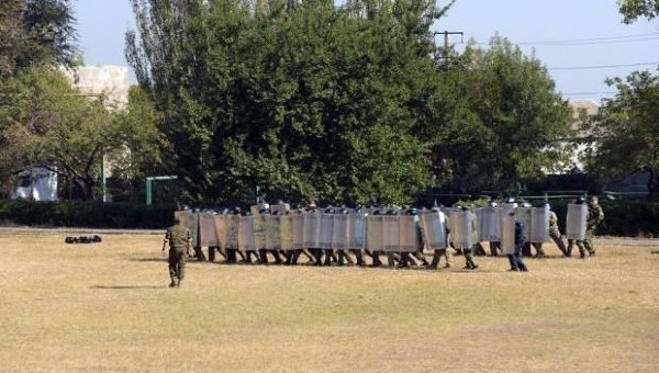 Новый батальон МВД быстрого реагирования в Донецкой области