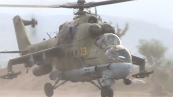 Российские вертолеты в Сирии. Видео
