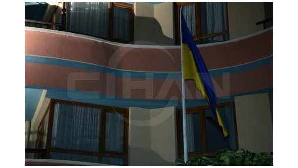 Пожар в посольстве Украины в Турции