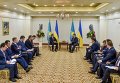 Переговоры Петра Порошенко и Карима Максимова в Казахстане