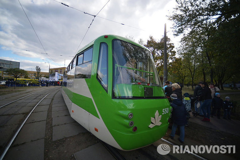 В Киеве прошел Парад трамваев