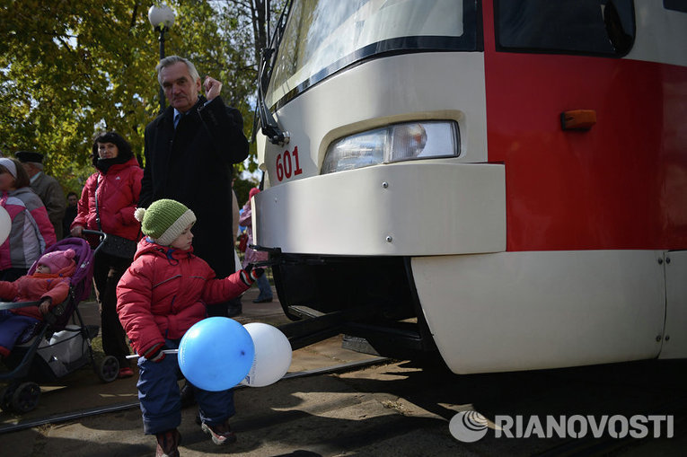 В Киеве прошел Парад трамваев