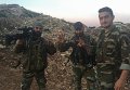 Позиция сирийской армии в районе поселения Араму
