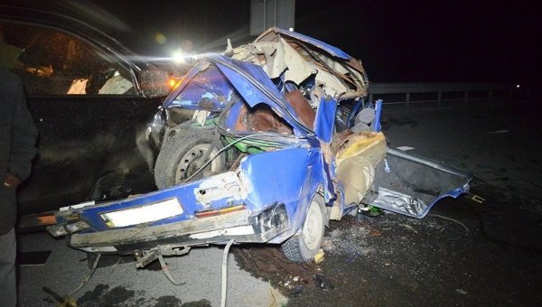 Авария на трассе Киев-Чоп в Житомирской области