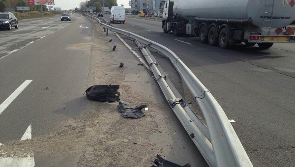 Авария с участием атташе посольства РФ в Украине
