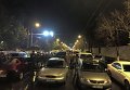 Блокирование движения транспорта в Кишиневе