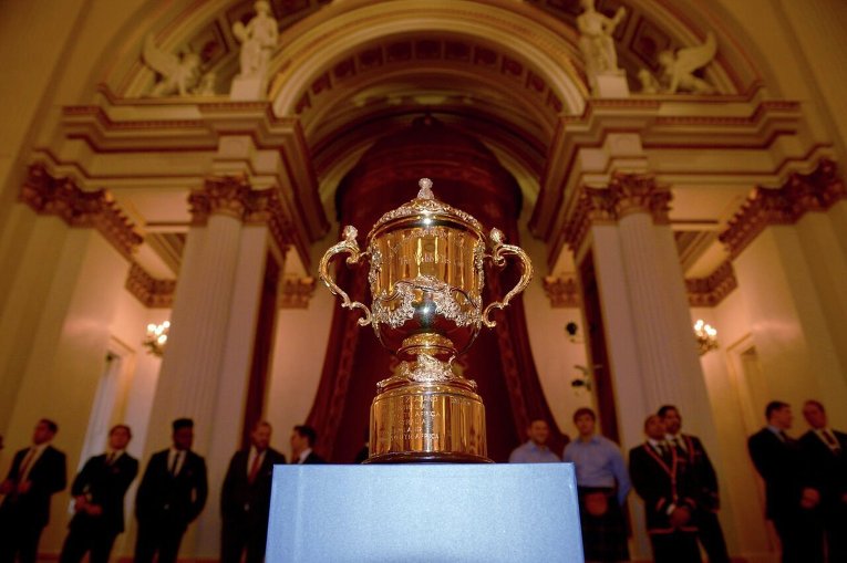 Кубок Уэбба Эллиса, вручаемый команде, победившей на чемпионате мира по регби