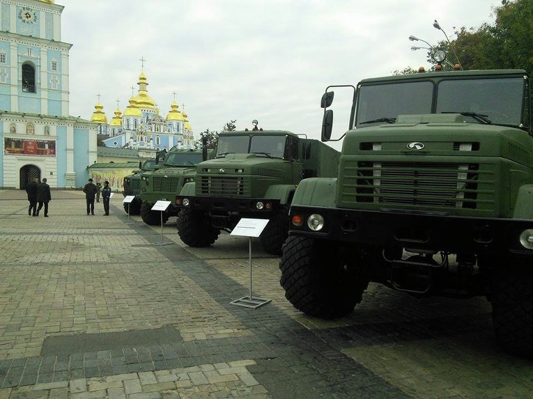 Выставка военной техники в Киеве