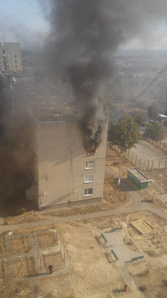 Пожар в харьковской многоэтажке