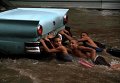 Наводнение в Гаване на Кубе.