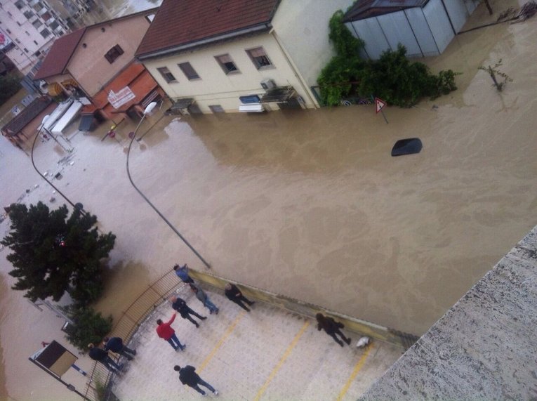 Наводнение в Центральной Италии.
