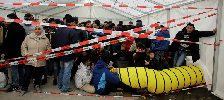 Нелегальные мигранты в Австрии