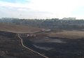 В Полтавской области загорелся торф. Видео